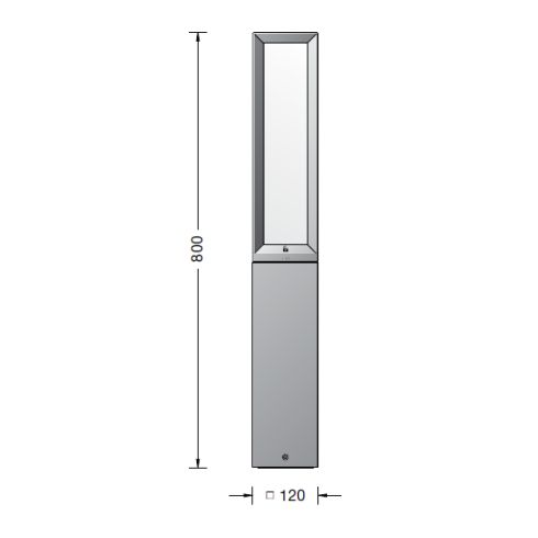 84666K3 LED bollard