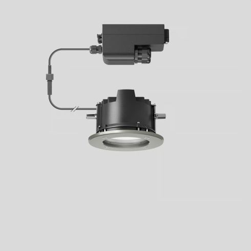 24636K3 Recessed LED ceiling downlight, stainless steel