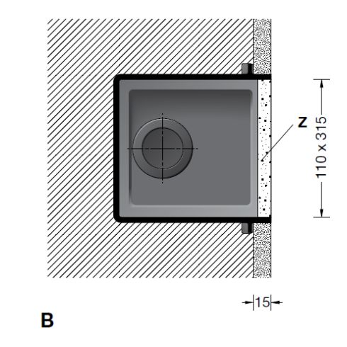 Accessory - 10436 Installation housing