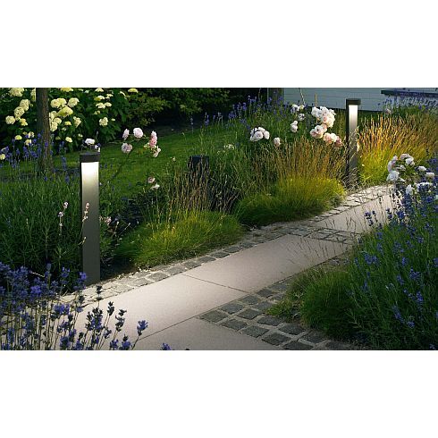 77263AK3 LED garden and path luminaire, silver