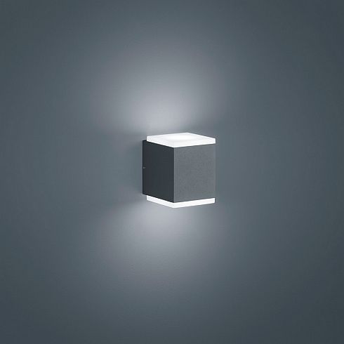 KIBO graphite LED wall luminaire