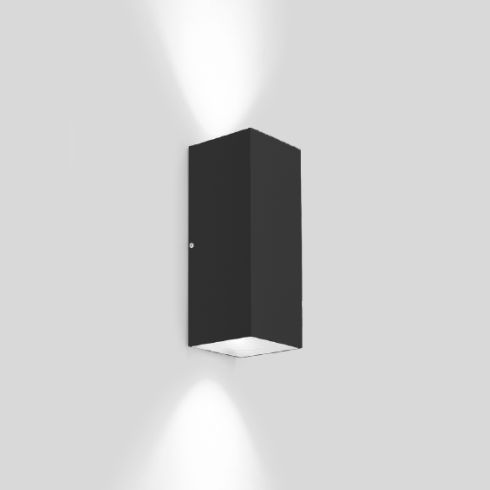 TRAIN WALL OUTDOOR 2.0 LED wall luminaire, black