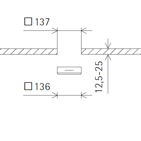 82921.000 MOUNTING FRAME for ERCO luminaires