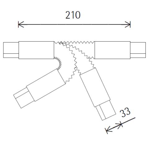 79211.000 MULTIFLEX COUPLER white for ERCO DALI track system