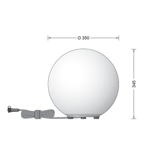 84826K3 - BEGA UniLink Portable garden luminaire, graphite