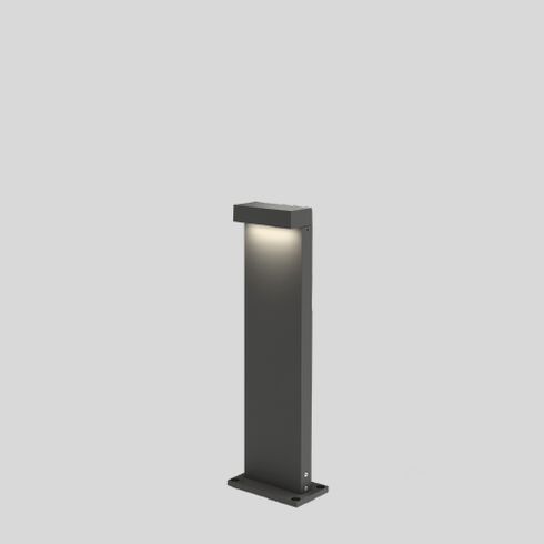 PALOS CARRÉ 1.0 LED bollard, anthracite grey