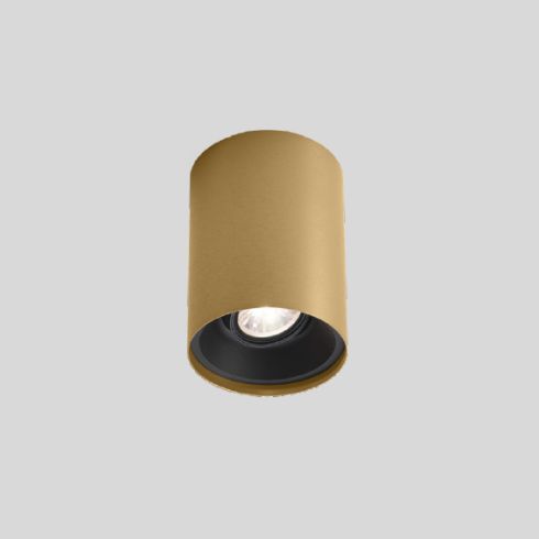SOLID 1.0 2700K LED ceiling luminaire, champagne - black