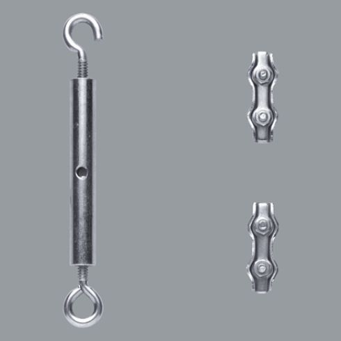 16910.000 TURNBUCKLE with two clamps