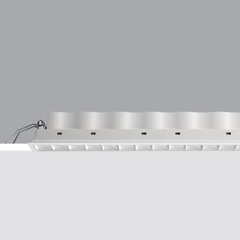 Laser Blade Frame - 15 Recessed LED ceiling luminaire, white