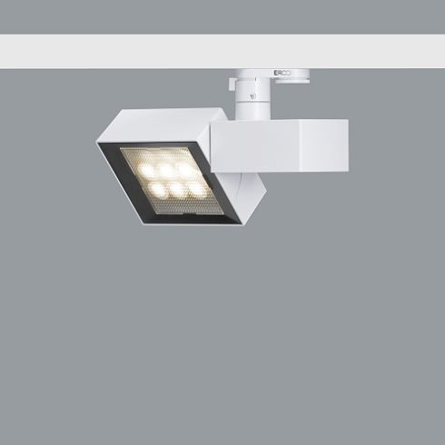 72928.000 OPTON white LED floodlight for ERCO 3-circuit track system