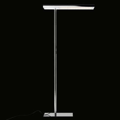 Office Air 2.0 POWER chrome LED floor luminaire 4000K
