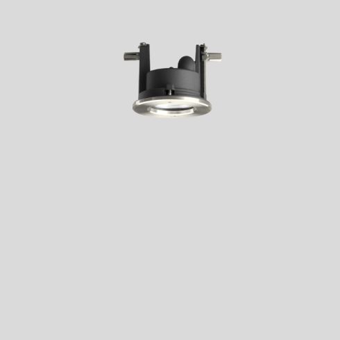 55822K3 Recessed ceiling downlight, stainless steel