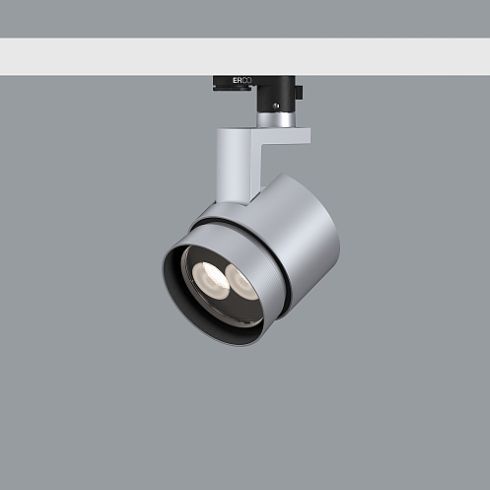 71659.000 PARSCAN silver LED spotlight for ERCO DALI system